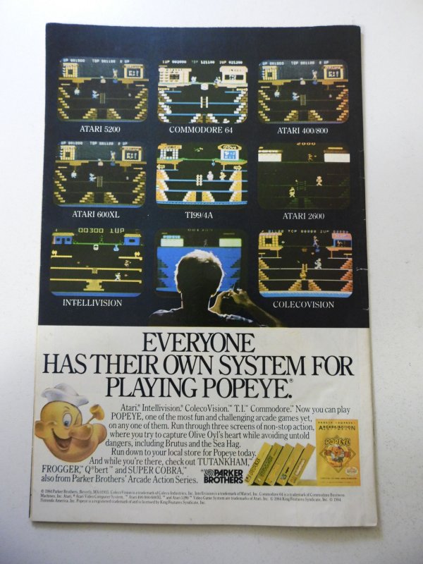 The Uncanny X-Men #182 (1984) VG+ Condition moisture stain bc