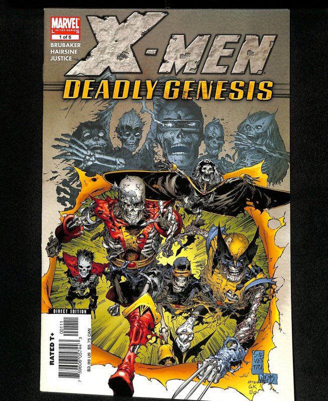 X-Men: Deadly Genesis #1 1st Vulcan!