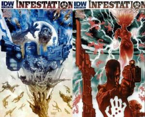 INFESTATION (2011 IDW) 1B-2B  COMPLETE!