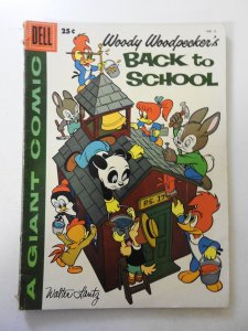 Woody Woodpecker Back to School #6 (1957) VG Cond pencil on interior puzzles