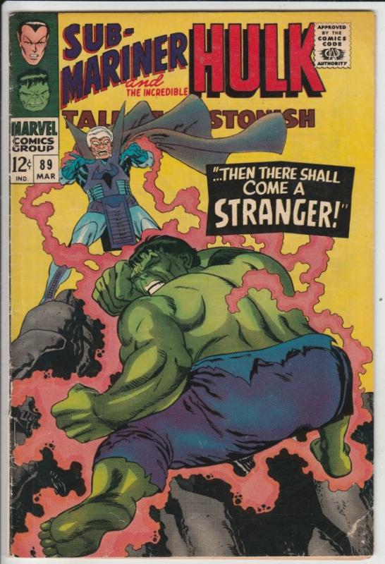 Tales to Astonish #89 (Mar-67) FN/VF Mid-High-Grade Incredible Hulk, Namor th...