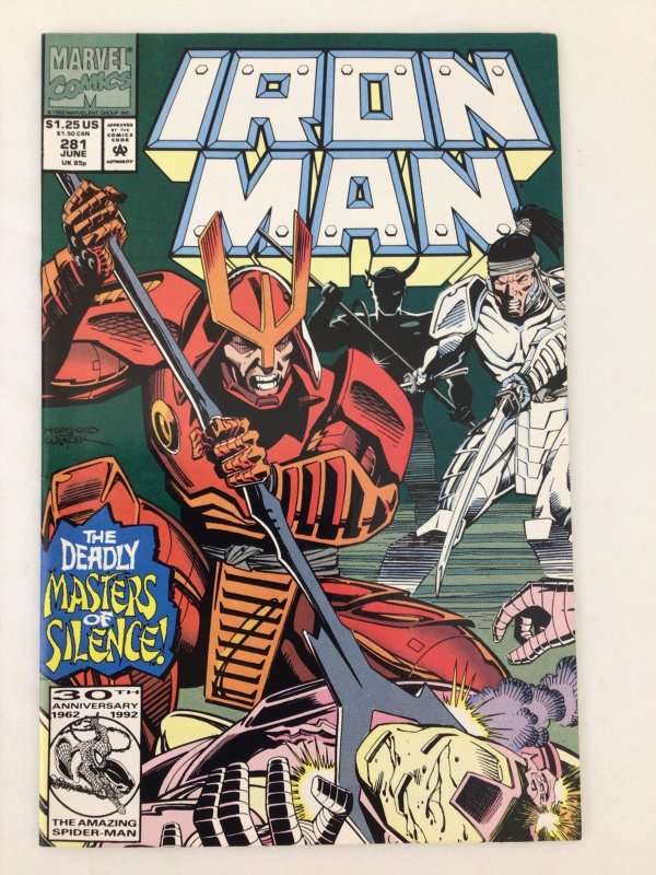 Iron Man #281 and 282 (1992) 1st appearance WAR MACHINE!