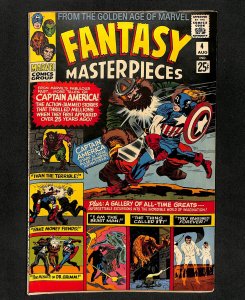 Fantasy Masterpieces #4 Golden Age Captain America!