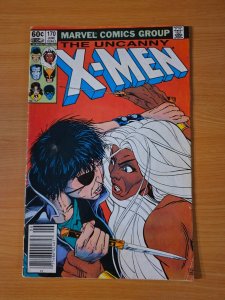 Uncanny X-Men #170 Newsstand Variant ~ FINE FN ~ 1983 Marvel Comics