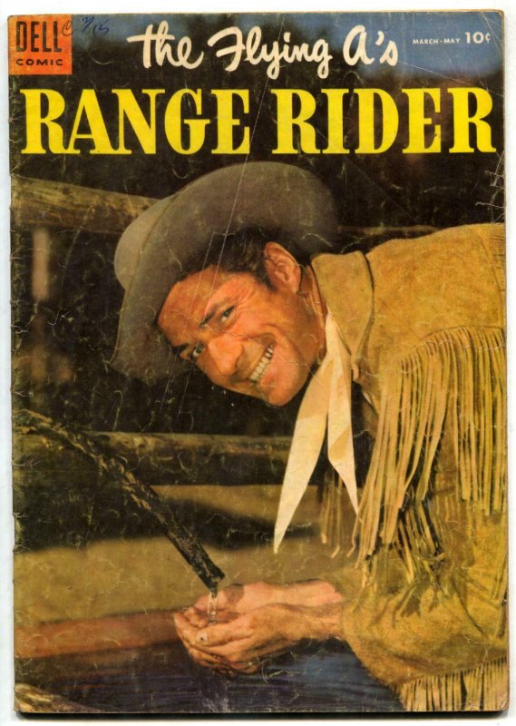 The Flying A's Range Rider #9 1955- Dell Western- Jock Mahoney G/VG