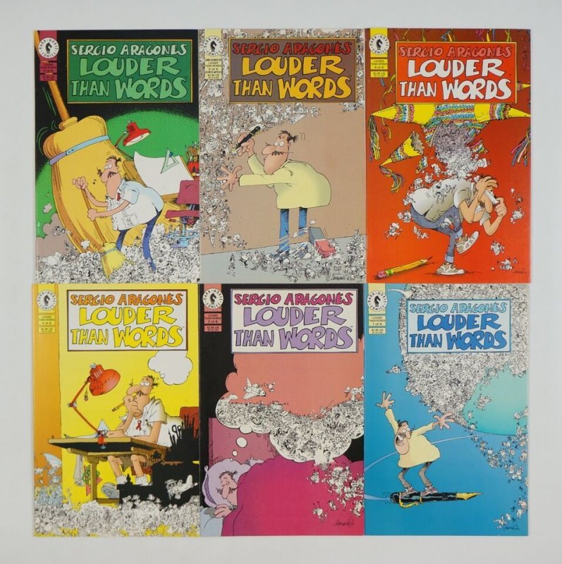 Sergio Aragones' Louder Than Words #1-6 VF/NM complete series ; Dark Horse