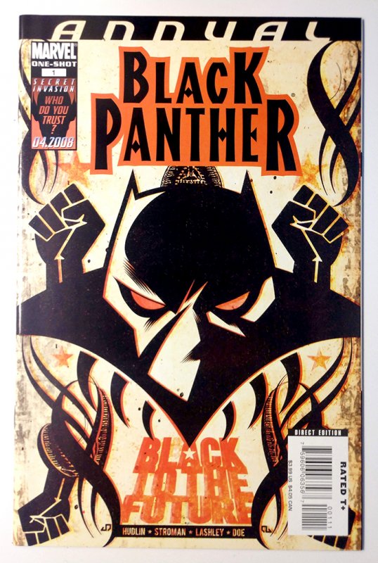 Black Panther Annual #1 (9.4, 2008) 1st in-story cameo app of Shuri as the Bl...