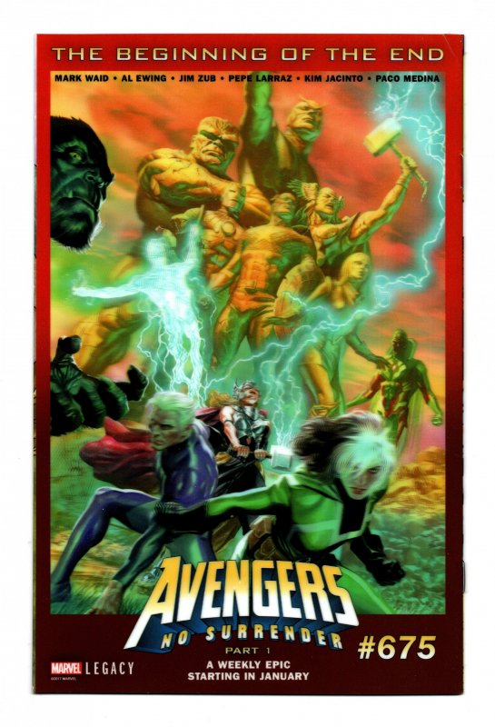 U.S.AVENGERS #11 (2017) CHRISTIAN WARD | LENTICULAR 3-D | F4 #261 HOMAGE
