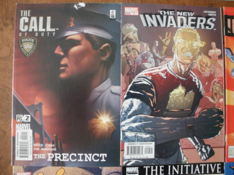 6 MARVEL Comic: CALL DUTY NEW INVADERS IRON PATRIOT SOLDIER X OMEGA FLIGHT BLAZE