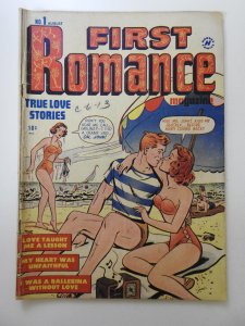 First Romance Magazine #1 (1949) HTF Romance Comic!! Solid GVG Condition!