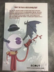METALSHARK BRO TP #1 KICK STARTER VARIANT TRIPLE SIGNED  SCOUT COMICS 2019 EB202