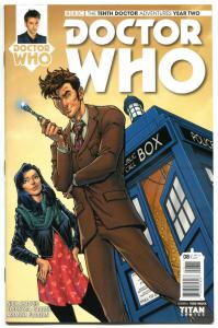 DOCTOR WHO #8 A, NM, 10th, Tardis, 2015, Titan, 1st, more DW in store, Sci-fi