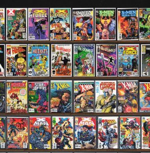 Huge Lot 150+ Comics with X-Man, The New Mutants, X-Force & More!