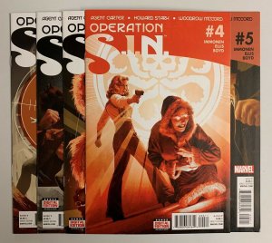 Operation S.I.N. #1-5 Set (Marvel 2015) 1 2 3 4 5 Kathryn Immonen (8.5+) 