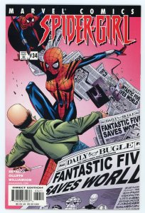 Spider-Girl #34 Tom DeFalco Fantastic Five NM