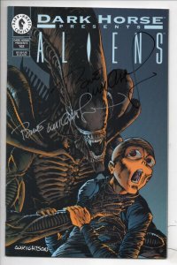 DARK HORSE PRESENTS #102, NM, Signed Bernie Wrightson Alien,1986 1995 DHP