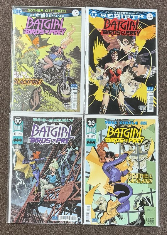 Batgirl And The Birds Of Prey #14,15,18,19 DC Comics Lot 2017