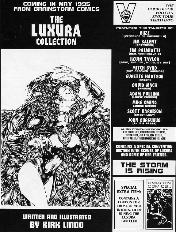 Brainstorm Vamperotica #2 (1995)Adult Comic Book Grade VF- 7.5