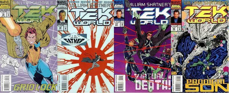 TEK WORLD (1992 EPIC) 19-22 Sins Of The Father pt.1-4 COMICS BOOK