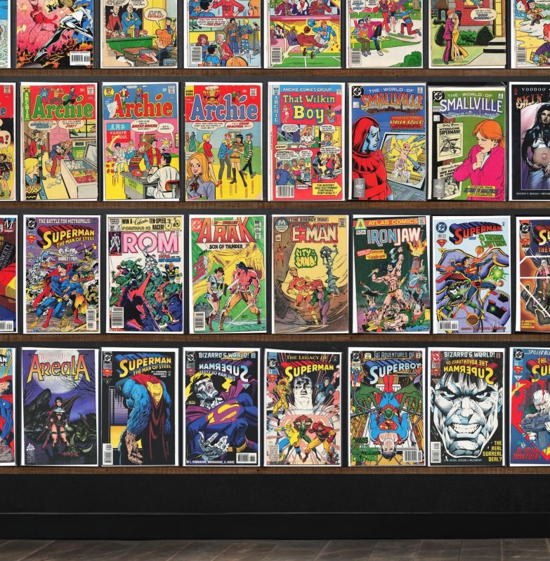 Huge Lot 150+ Comics with Action Comics, Magnus Robot Fighter & More!