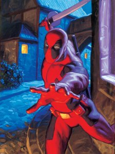 (2024) DEADPOOL #3 1:50 HILDEBRANDT MARVEL MASTERPIECE VIRGIN VARIANT COVER