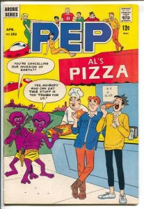 Pep Comics #192 1966- Archie- Betty & Veronica-Josie-flying saucer & aliens c...