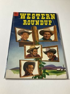 Western Roundup 4 Vg Very Good 4.0 Dell Comics