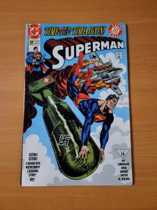 Superman #54 Direct Market Edition ~ NEAR MINT NM ~ 1991 DC Comics