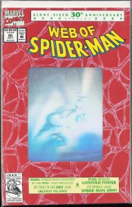 Web of Spider-Man #90 Second Print Cover (1992) Spider-Man