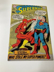 Superman 220 Vf+ Very Fine+ 8.5 Printer Defect DC Comics