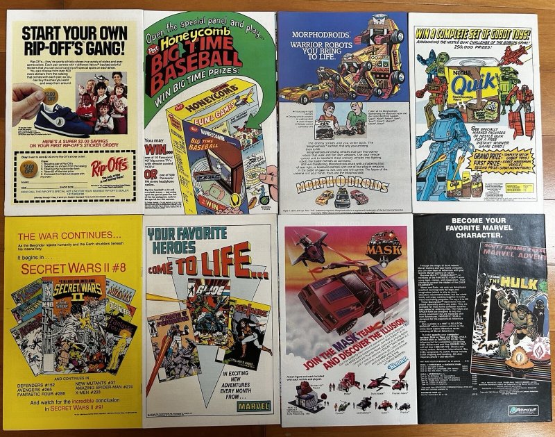 West Coast Avengers #1,2,3,4,5,6,7,8 1985 Marvel Comics Lot Nm