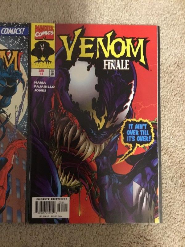 Marvel Venom Finale 1 - 3 Complete Set NM/M **Unread Copies**