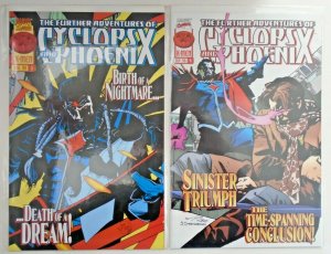 *Adventures of Cyclops & Phoenix 1-4, Further Adventures 1-4 (Marvel) 8 books