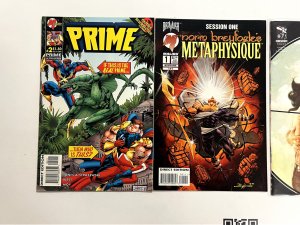 3 Indie Comics Charmed# 7 + Norm Breyfogle's Metaphysique# 1 + Prime# 2 95 JS11