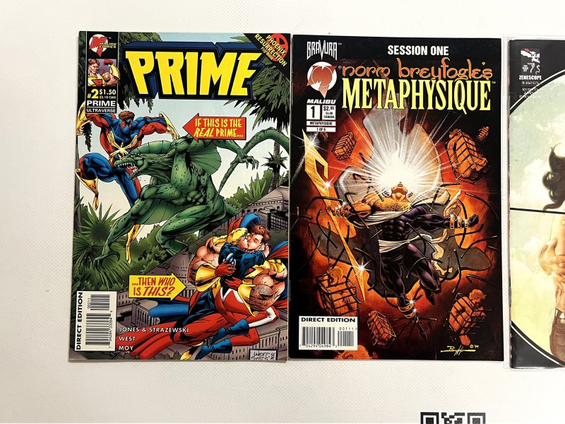 3 Indie Comics Charmed# 7 + Norm Breyfogle's Metaphysique# 1 + Prime# 2 95 JS11