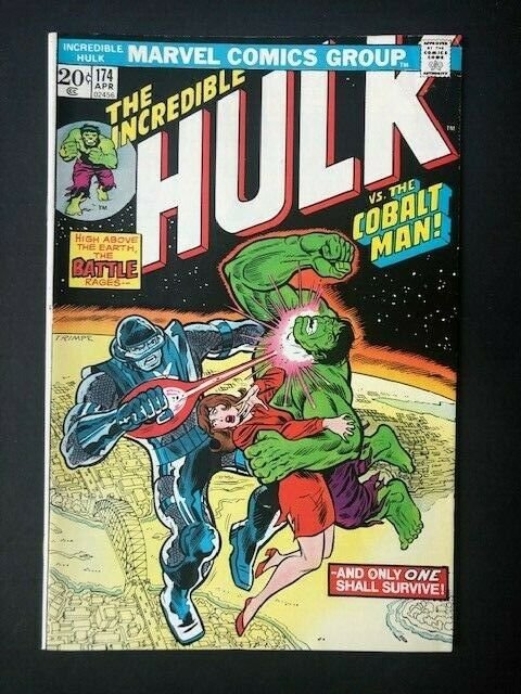 THE INCREDIBLE HULK #174 Series A Marvel Value Stamp Green Goblin FINE (A356)