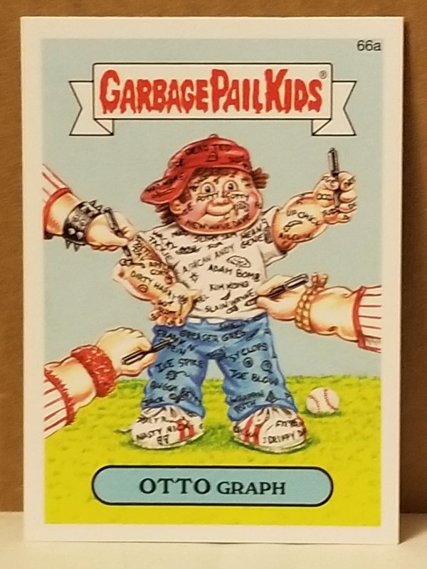 2015 Garbage Pail Kids #66a Otto Graph