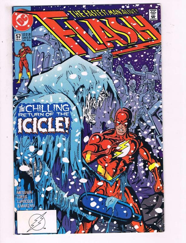 Flash #57 VF DC Comics Comic Book Messner 1991 DE12