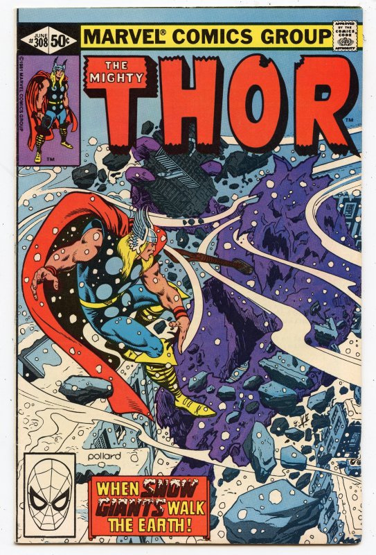 Thor #308 (1981)  In VF/VF+ Condition.  (40)