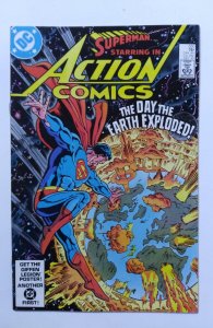Action Comics #550 THE DAY THE EARTH EXPLODED!