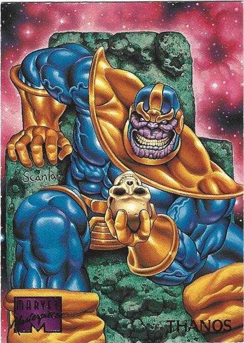 1995 Marvel Masterpieces #99 Thanos
