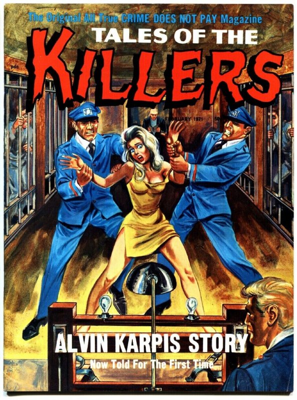 Tales Of The Killers #11 1970-2nd issue Wild ELECTRIC CHAIR cover-Karpis