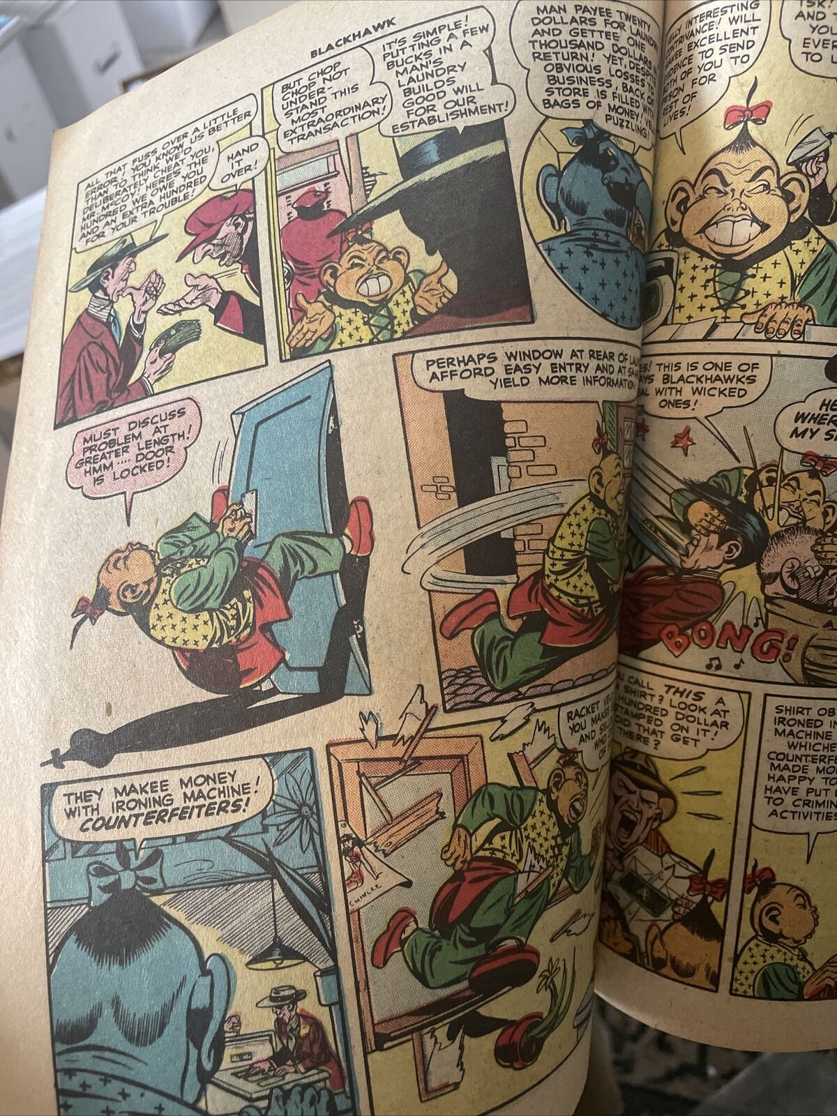 Blackhawk Vol.1 14 (1947 Quality) Golden Age, CHOP CHOP Story Comic