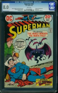 Superman #267 (1973) CGC 8.0 VF