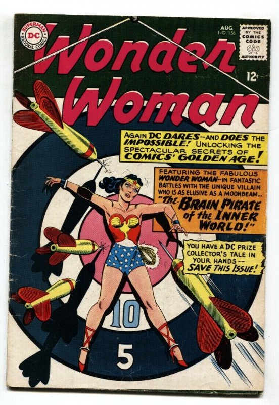 WONDER WOMAN #156-DC COMICS-MENTION OF COMIC COLLECTING VG