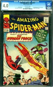 The Amazing Spider-Man #17 CGC Graded 4.0 2nd appearance of Green Goblin 