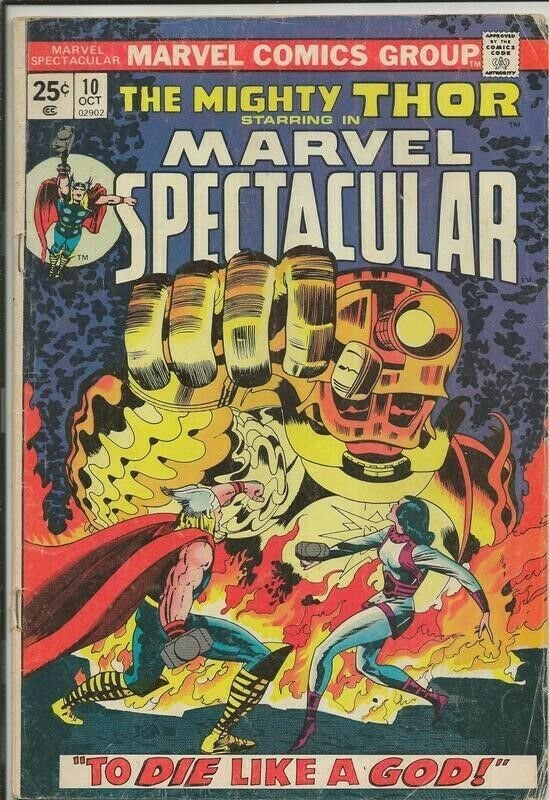 Marvel Spectacular #10 ORIGINAL Vintage 1973 Marvel Comics Thor