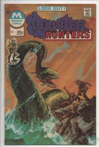 MONSTER HUNTERS #1, VF+, Colonel Whiteshroud, 1975, Modern Comics