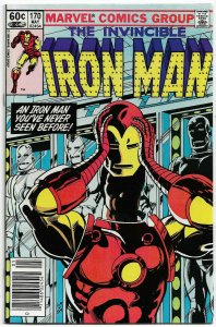 INVINCIBLE IRON MAN#170 VF/NM 1983 MARVEL BRONZE AGE COMICS