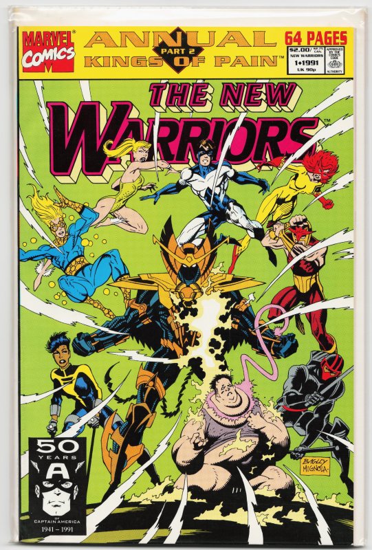 The New Warriors Annual #1 (1991) New Warriors